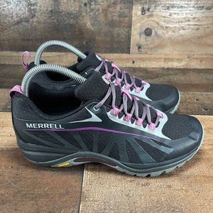 Merrell Womens Black Purple Siren Edge 3  J35750 Running Shoes US 8